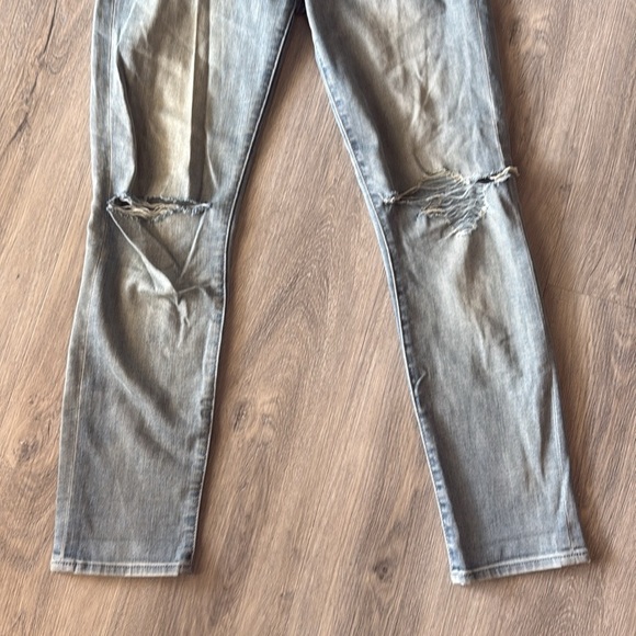 7 for all mankind, Josephine Boyfriend, skinny blue denim jeans, size 23 - Picture 4 of 12